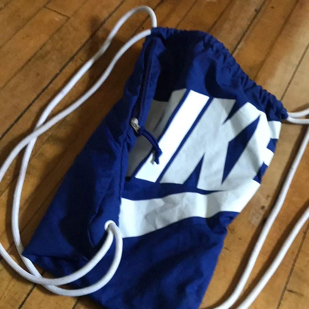 Nike‎ Men's Blue Drawstring Gym Sack